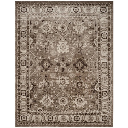 Safavieh 8 x 10 ft. Vintage Hamadan Power Loomed Area RugTaupe Large Rectangle VTH214T-8